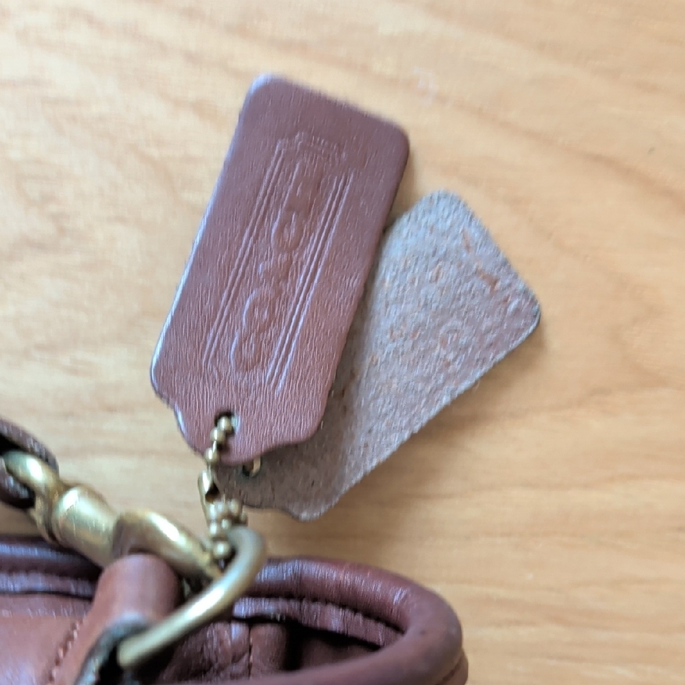Coach Mahogany Leather Crossbody Top-Handle Bag - Picture 9 of 15